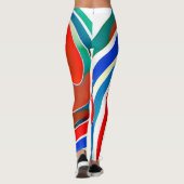 Leggings Motif de vagues #02 (Dos)