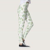 Leggings Motif de verdure forestière (Droite)