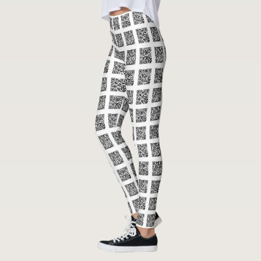 Leggings Motif de vérification du code QR (Gauche)