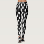 Leggings motif de verre de vin en flûte de champagne noir e<br><div class="desc">Légendes motifs en verre de vin de flûte noir et blanc. Les collants féminins aux imprimés modernes. Vêtements Cool pour femmes. Idéal pour sortir,  sport,  yoga,  danse,  course,  fête d'anniversaire,  bachelorette,  mariage,  sorties nocturnes pour les filles,  douche nuptiale et plus encore.</div>