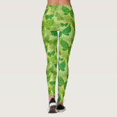 Leggings Motif de vert de ressort (Dos)