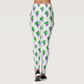 Leggings Motif de vigne pourpre (Dos)