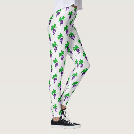 Leggings Motif de vigne pourpre (Droite)