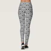 Leggings Motif de visage de panda (Dos)