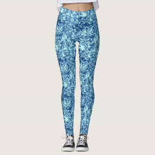 Leggings Motif d'eau no 1 Black BG
