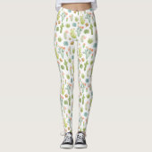 Leggings Motif debout Cactus mignon 2 (Devant)