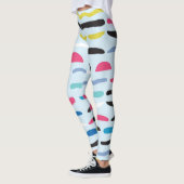 Leggings Motif décoratif géométrique Abstrait sans couture. (Gauche)