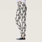 Leggings Motif décoratif Vignes Noires (Gauche)
