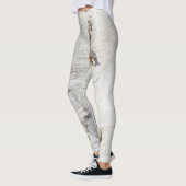 Leggings Motif d'écorce de bouleau (Gauche)