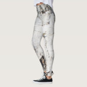 Leggings Motif d'écorce de bouleau (Gauche)