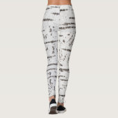 Leggings Motif d'écorce de bouleau (Dos)