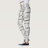 Leggings Motif d'écorce de bouleau (Gauche)