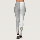 Leggings Motif d'écorce de bouleau (Dos)