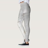 Leggings Motif d'écorce de bouleau (Gauche)