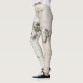 Leggings Motif d'écorce de bouleau (Gauche)