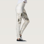 Leggings Motif d'écorce de bouleau (Droite)