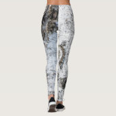 Leggings Motif d'écorce de bouleau (Dos)