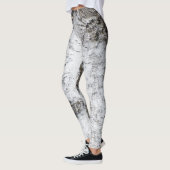 Leggings Motif d'écorce de bouleau (Gauche)