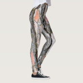 Leggings Motif d'écorce de pin (Droite)