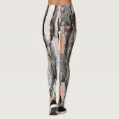 Leggings Motif d'écorce de pin (Dos)