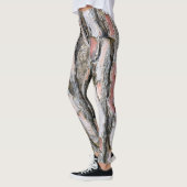 Leggings Motif d'écorce de pin (Gauche)