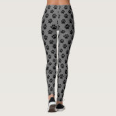 Leggings Motif d'empreintes de pattes de chien (Dos)