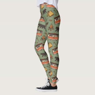 Leggings Motif des aventures du camp d'entraînement