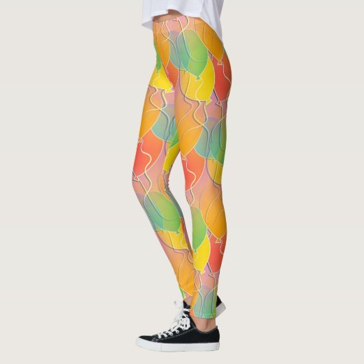 Leggings Motif des ballons d'été (Gauche)