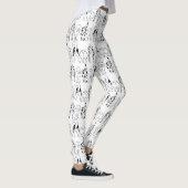 Leggings Motif des boutons de chien (Droite)
