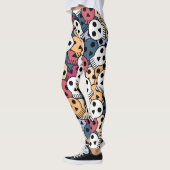 Leggings Motif des crânes d'Halloween (Gauche)