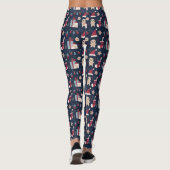 Leggings Motif des éléments de Noël (Dos)