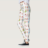 Leggings Motif des éléments de Noël mignons ID729 (Gauche)