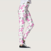 Leggings Motif Des Eléphants Roses, Eléphants Mignons, Étoi (Droite)