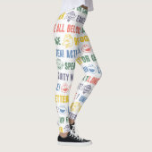 Leggings Motif des expressions inspirantes (Droite)