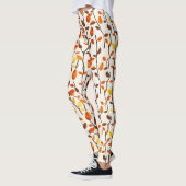 Leggings Motif des feuilles de chute (Gauche)