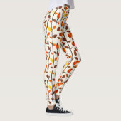 Leggings Motif des feuilles de chute (Droite)