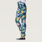 Leggings Motif des fleurs de printemps (Gauche)