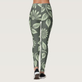 Leggings Motif des fleurs de printemps (Dos)
