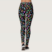 Leggings Motif des lumières de Noël (Dos)
