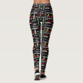 Leggings Motif des noms de poivre chili (Dos)