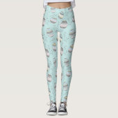 Leggings Motif des oeufs de Pâques (Devant)