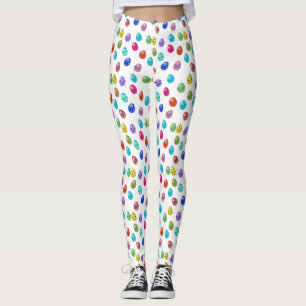 Leggings Motif des oeufs de Pâques