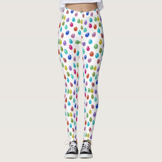 Leggings Motif des oeufs de Pâques (Devant)