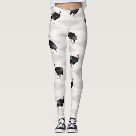 Leggings Motif des oiseaux de la pinède (Devant)