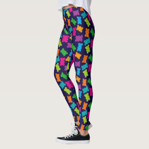 Leggings Motif des ours de gomme