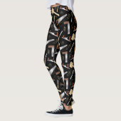 Leggings Motif des outils de menuiserie (Gauche)