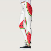 Leggings motif des pastèques rouges (Gauche)