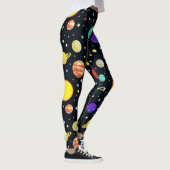 Leggings Motif d'espace amusant (Droite)