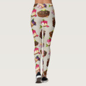 Leggings Motif dessert de gâteaux sucrés (Dos)