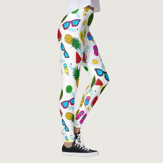 Leggings Motif d'été (Droite)